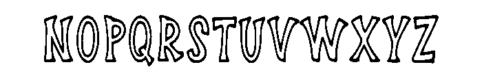 Aahladdaa Font UPPERCASE
