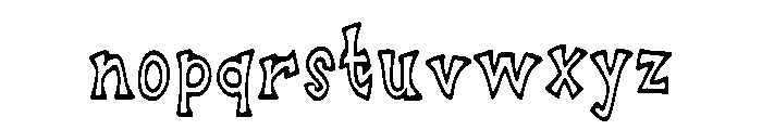 Aahladdaa Font LOWERCASE
