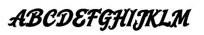 Aaksaraan Glorenia Font UPPERCASE