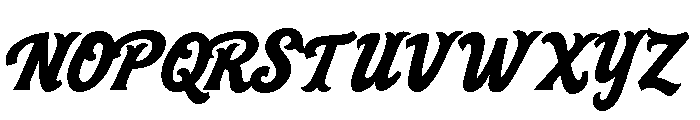 Aaksaraan Glorenia Font UPPERCASE