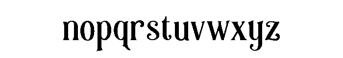 Aaksaraan Kenangan Font LOWERCASE