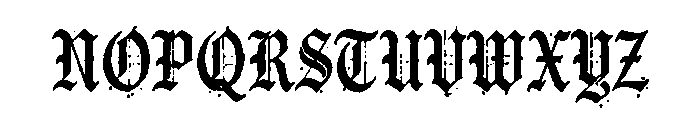 Aaksaraan Oldink Font UPPERCASE