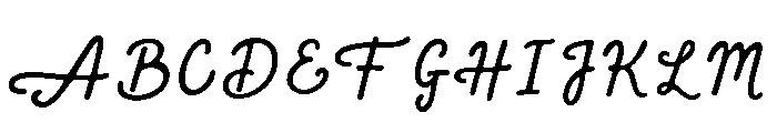 Aaksaraan Rania Regular Font UPPERCASE