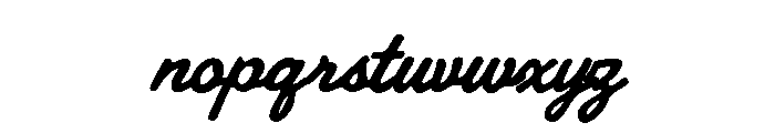 Aaksaraan Rouleur Font LOWERCASE