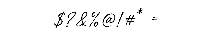 Aaksaraan Scriptink Font OTHER CHARS