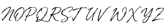 Aaksaraan Scriptink Font UPPERCASE