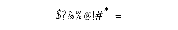 Aaksaraan Signascripta Font OTHER CHARS