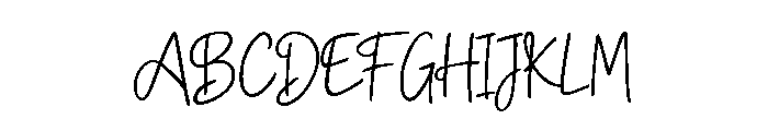Aaksaraan Signascripta Font UPPERCASE