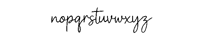 Aaksaraan Signascripta Font LOWERCASE