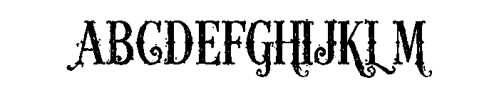 Aaksaraan Victorink Font UPPERCASE