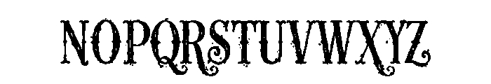 Aaksaraan Victorink Font UPPERCASE