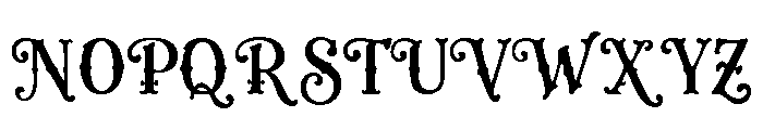 Aaksaraan Wellington Font UPPERCASE