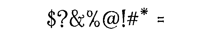 Aaksaraan Whimsink Font OTHER CHARS
