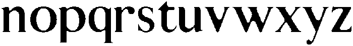 Aabel Round otf (400) Font LOWERCASE