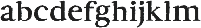 Aaiss-Regular otf (400) Font LOWERCASE