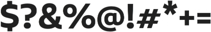 Aalto Sans Essential Alt SemiBold otf (600) Font OTHER CHARS
