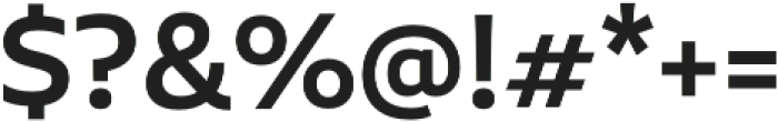 Aalto Sans Essential Medium otf (500) Font OTHER CHARS