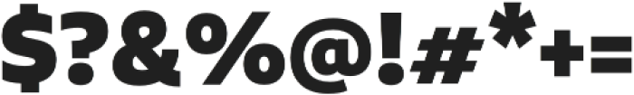 Aalto Sans Pro Black otf (900) Font OTHER CHARS