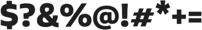 Aalto Sans Pro Bold otf (700) Font OTHER CHARS