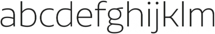 Aalto Sans Pro UltraLight otf (300) Font LOWERCASE