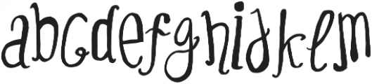 Aarleta otf (400) Font LOWERCASE