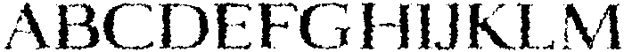 Aaron Distorted otf (400) Font UPPERCASE