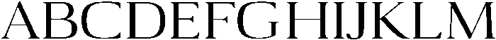 Aaron Medium otf (500) Font UPPERCASE