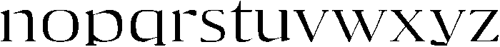 Aaron Medium otf (500) Font LOWERCASE