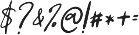 Aaron Ramsey Italic Italic otf (400) Font OTHER CHARS