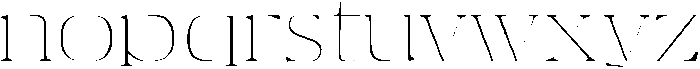 Aaron Thin otf (100) Font LOWERCASE