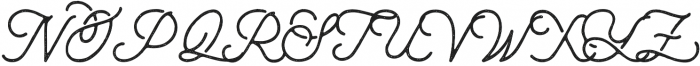 aaleyah-normal-stamp otf (400) Font UPPERCASE