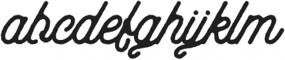 aaleyah-thick-rough otf (400) Font LOWERCASE