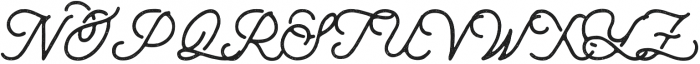 aaleyah-thick-stamp otf (400) Font UPPERCASE