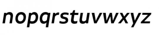 Aalto Sans Essential Alt Medium Italic Font LOWERCASE