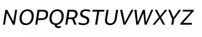 Aalto Sans Essential Alt Regular Italic Font UPPERCASE