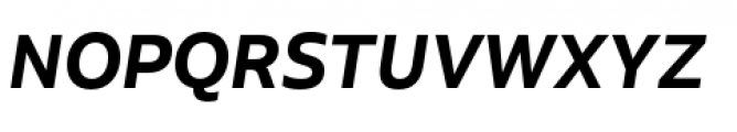 Aalto Sans Essential Alt Semi Bold Italic Font UPPERCASE
