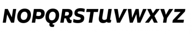 Aalto Sans Essential Bold Italic Font UPPERCASE