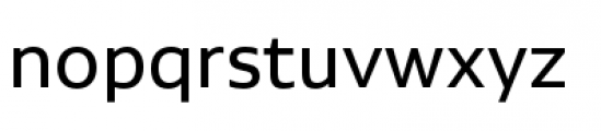 Aalto Sans Pro Regular Font LOWERCASE
