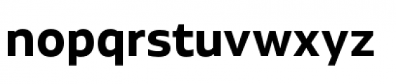 Aalto Sans Pro Semi Bold Font LOWERCASE