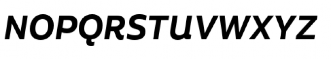 Aalto Sans Pro SemiBold Italic Font UPPERCASE