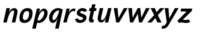 Aaux Next Bold Italic Font LOWERCASE