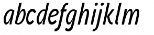Aaux Next Compressed Medium Italic Font LOWERCASE