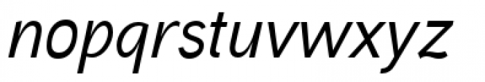 Aaux Next Medium Italic Font LOWERCASE