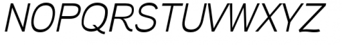 Aaux Next Wide Regular Italic Font UPPERCASE