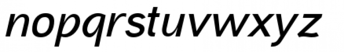 Aaux Next Wide SemiBold Italic Font LOWERCASE
