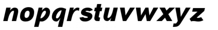 Aaux Next Wide Ultra Italic Font LOWERCASE