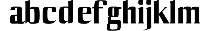 Aaliyah Serif Typeface 2 Font LOWERCASE