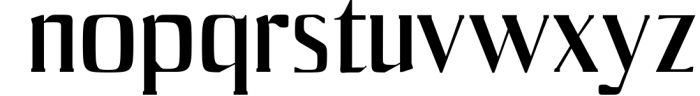 Aaliyah Serif Typeface 4 Font LOWERCASE