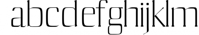 Aaliyah Serif Typeface Font LOWERCASE