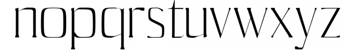 Aaliyah Serif Typeface Font LOWERCASE
